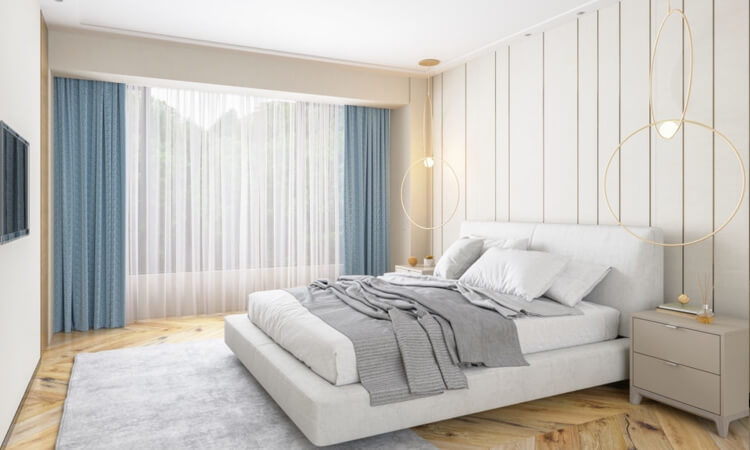 Curtains and Bed sheet