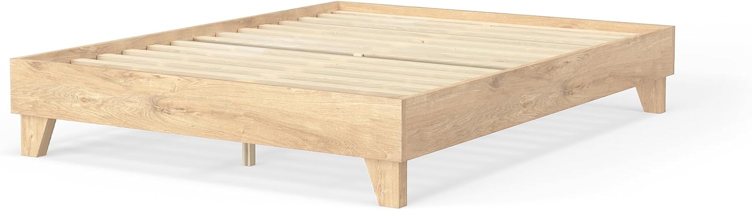 eLuxurySupply Wood Bed Frame – Best Wooden Minimalist Bed Frame