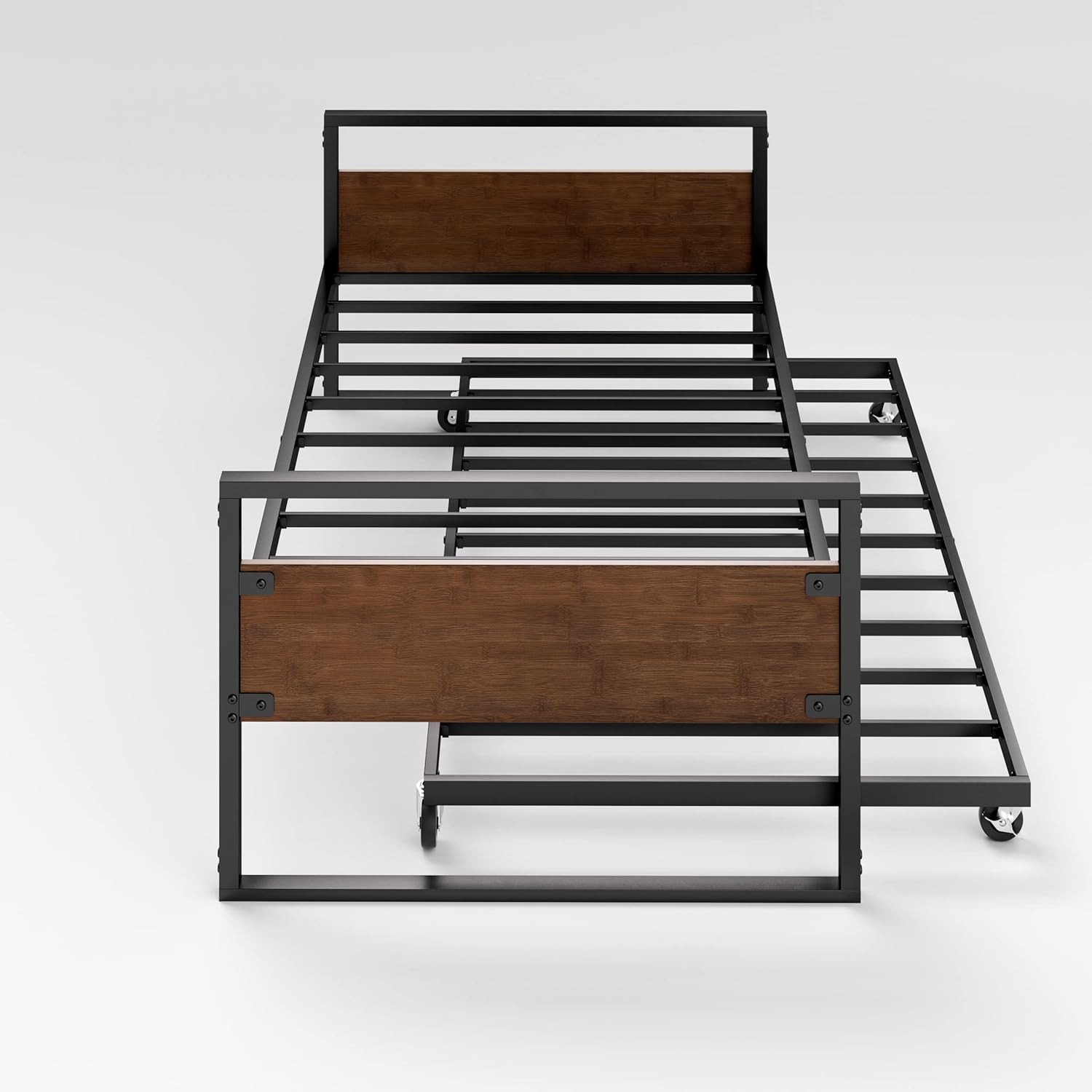 Zinus Suzanne Twin Daybed and Trundle Frame Set - Twin Trundle Bed Set